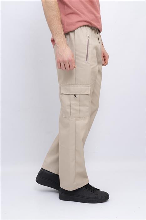 Pantalon Nautico Gabardina Cargo Bolsillo c. cierre